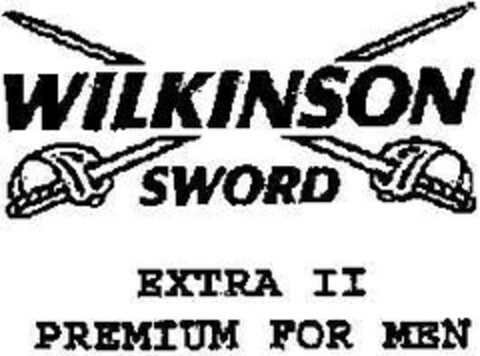 WILKINSON SWORD EXTRA II PREMIUM FOR MEN Logo (DPMA, 09.05.2003)