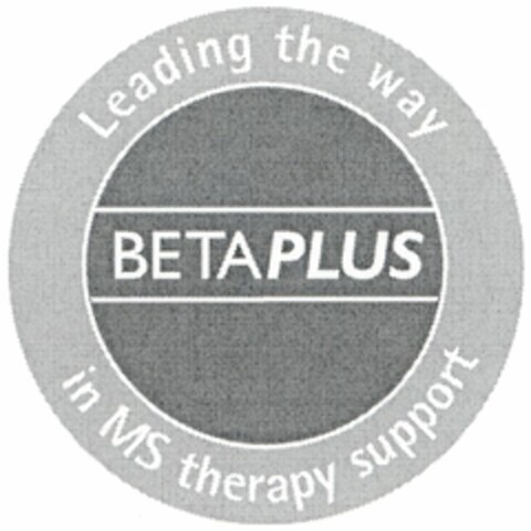 BETAPLUS Leading the way in MS therapy support Logo (DPMA, 09/06/2003)