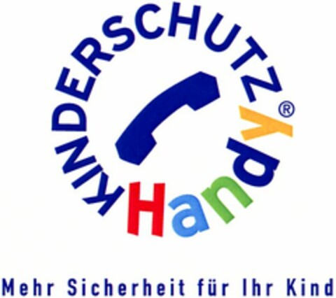 KINDERSCHUTZ Handy Mehr Sicherheit für Ihr Kind Logo (DPMA, 03.11.2003)