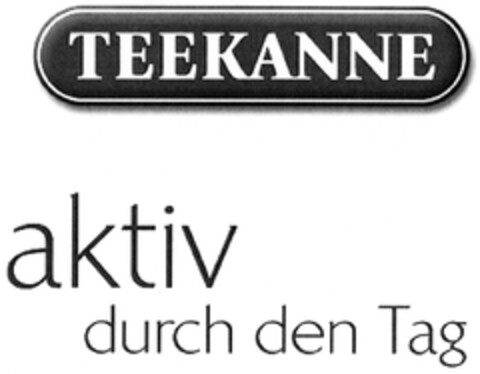 TEEKANNE aktiv durch den Tag Logo (DPMA, 11/15/2006)