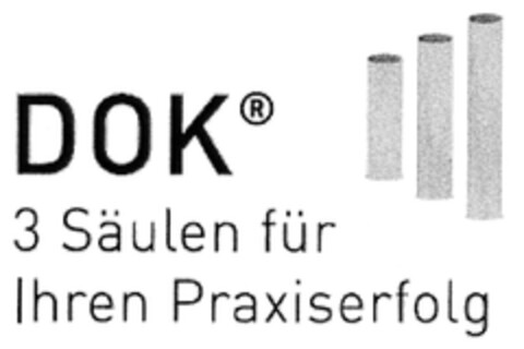 DOK 3 Säulen für Ihren Praxiserfolg Logo (DPMA, 25.06.2007)