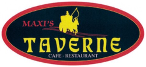 MAXI'S TAVERNE CAFE RESTAURANT Logo (DPMA, 13.07.2007)
