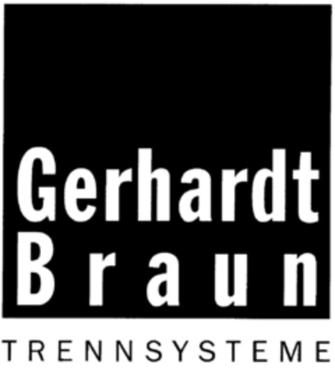 Gerhardt Braun Trennsysteme Logo (DPMA, 05/11/1996)