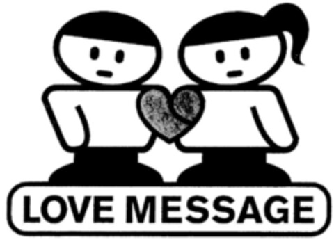 LOVE MESSAGE Logo (DPMA, 06/08/1996)