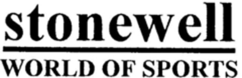 stonewell WORLD OF SPORTS Logo (DPMA, 21.07.1997)