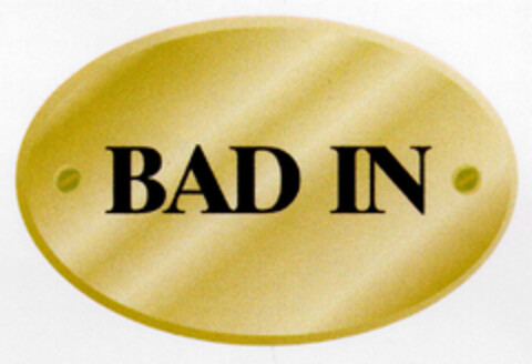 BAD IN Logo (DPMA, 03/06/1998)