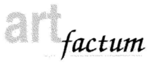 art factum Logo (DPMA, 13.05.1998)