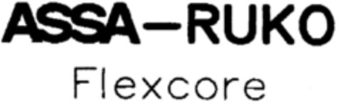 ASSA-RUKO Flexcore Logo (DPMA, 28.10.1998)