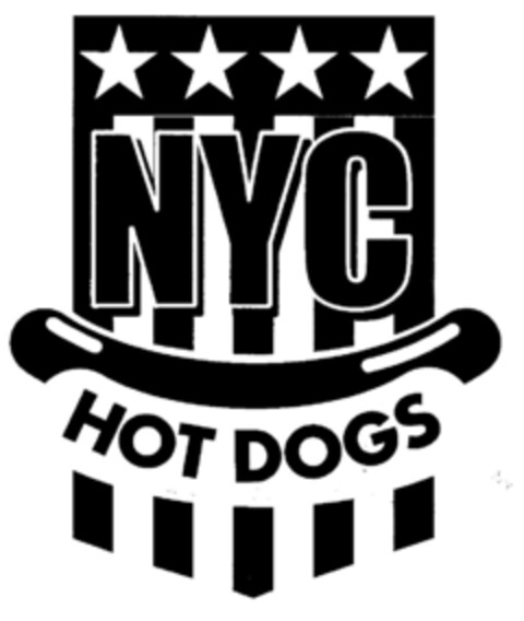 NYC HOT DOGS Logo (DPMA, 29.01.1999)