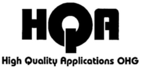 HQA High Quality Applications OHG Logo (DPMA, 26.05.1999)