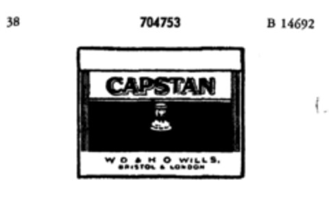 CAPSTAN Logo (DPMA, 08.10.1956)