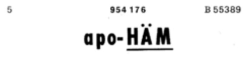 apo-HÄM Logo (DPMA, 22.12.1975)