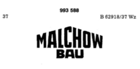 MALCHOW BAU Logo (DPMA, 03.04.1979)