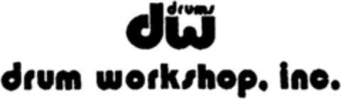 dw drum workshop. inc. Logo (DPMA, 17.09.1993)