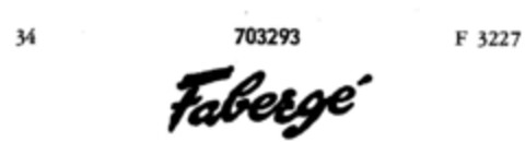 Fabergé Logo (DPMA, 25.02.1953)