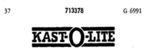 KAST-O-LITE Logo (DPMA, 05/04/1957)