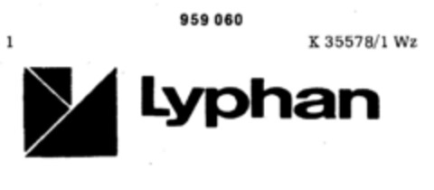 Lyphan Logo (DPMA, 10.06.1974)