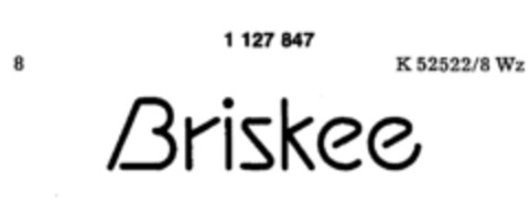 Briskee Logo (DPMA, 17.03.1988)