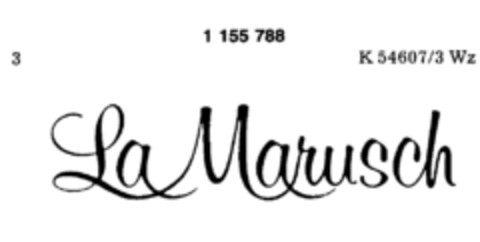 La Marusch Logo (DPMA, 23.06.1989)