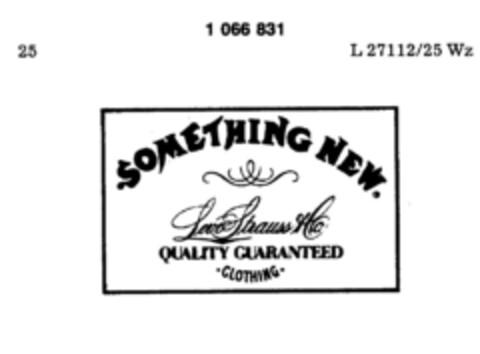 levi strauss & Co SOMETHING NEW Logo (DPMA, 08.02.1984)