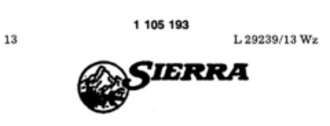 SIERRA Logo (DPMA, 07/09/1986)