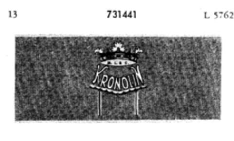 KRONOLIN M.L & C. Logo (DPMA, 11/08/1956)