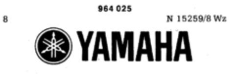 YAMAHA Logo (DPMA, 08.12.1976)