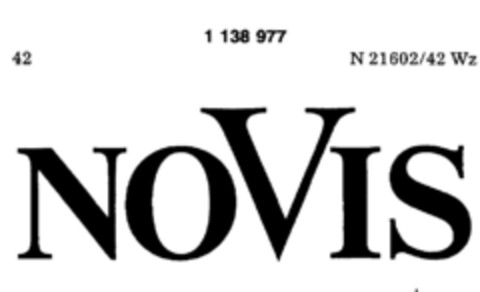 NOVIS Logo (DPMA, 04/27/1988)