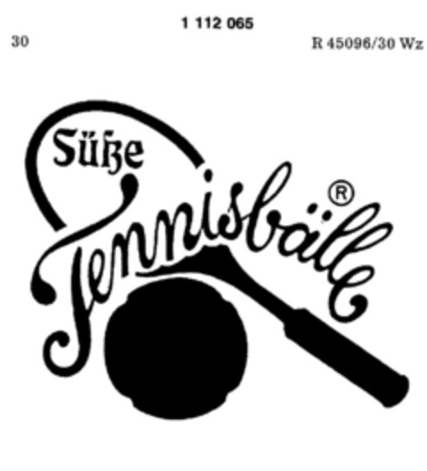 Süße Tennisbälle Logo (DPMA, 10.02.1987)