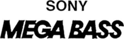 SONY MEGA BASS Logo (DPMA, 30.03.1993)