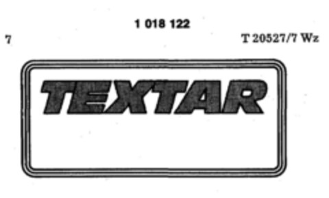 TEXTAR Logo (DPMA, 22.08.1980)