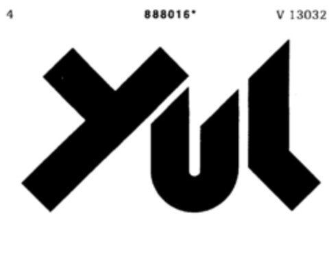 YUL Logo (DPMA, 19.12.1970)