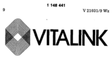 VITALINK Logo (DPMA, 10/20/1988)