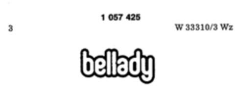 bellady Logo (DPMA, 06/16/1983)