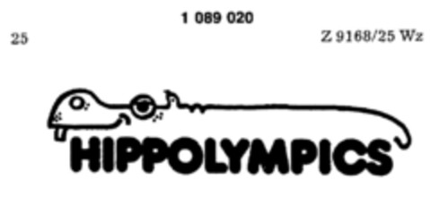 HIPPOLYMPICS Logo (DPMA, 26.06.1985)