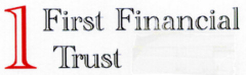 First Financial Trust Logo (DPMA, 06/28/2001)