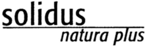 solidus natura plus Logo (DPMA, 21.11.2001)