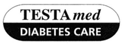 TESTA med DIABETES CARE Logo (DPMA, 08.05.2009)