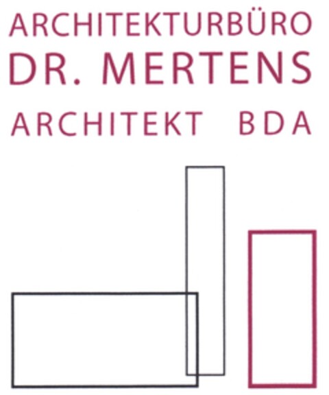 ARCHITEKTURBÜRO DR. MERTENS ARCHITEKT BDA Logo (DPMA, 01/07/2010)