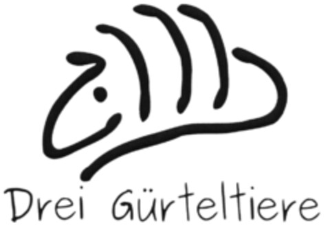 Drei Gürteltiere Logo (DPMA, 18.01.2010)