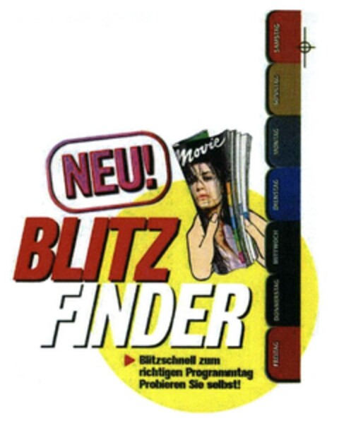 NEU! Movie BLITZ FINDER Logo (DPMA, 22.06.2015)