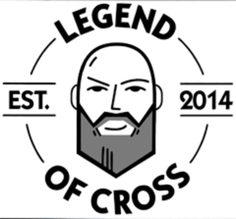 LEGEND OF CROSS EST. 2014 Logo (DPMA, 28.08.2018)