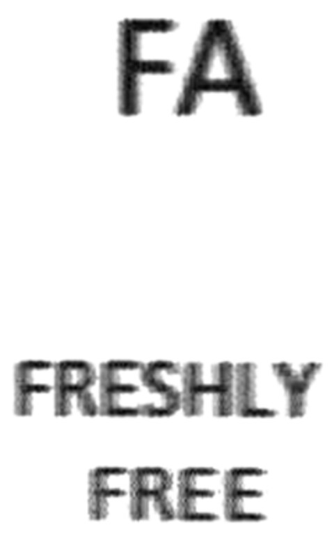 FA FRESHLY FREE Logo (DPMA, 19.03.2019)