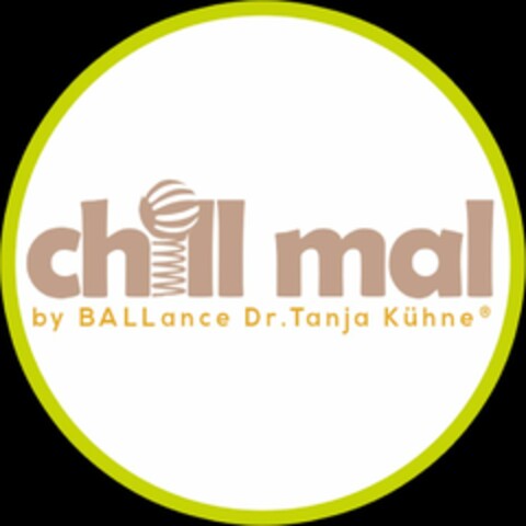 chill mal by BALLance Dr. Tanja Kühne Logo (DPMA, 05.08.2020)