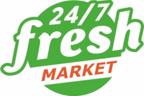 24/7 fresh MARKET Logo (DPMA, 09/13/2020)