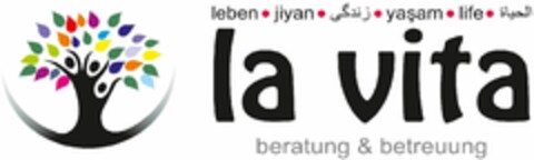 leben · jiyan · yaşam · life · la vita beratung & betreuung Logo (DPMA, 09.11.2021)