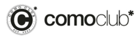 comoclub ··· COMO CLUB ··· EST. 2003 Logo (DPMA, 05.02.2024)
