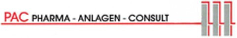 PAC PHARMA-ANLAGEN-CONSULT Logo (DPMA, 22.04.2003)