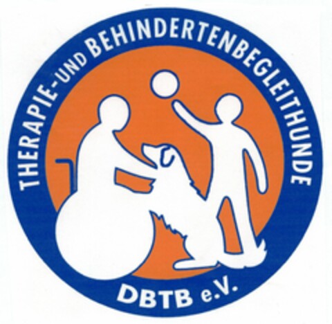 THERAPIE- UND BEHINDERTENBEGLEITHUNDE DBTB e.V. Logo (DPMA, 09.03.2004)