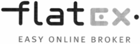 flatex. EASY ONLINE BROKER Logo (DPMA, 11/28/2005)